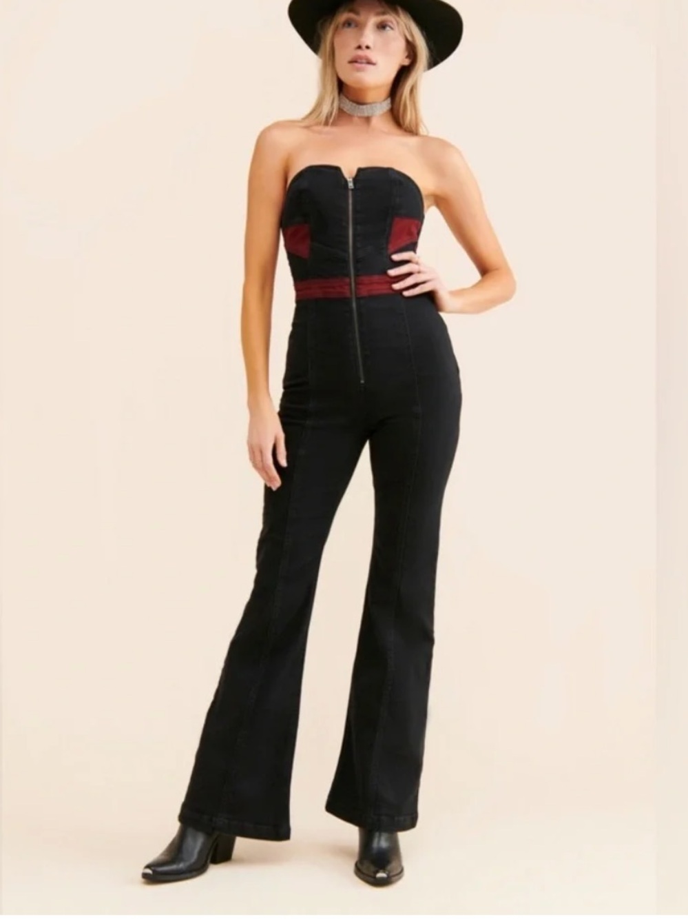 We The Free Trinity Flare Jumpsuit